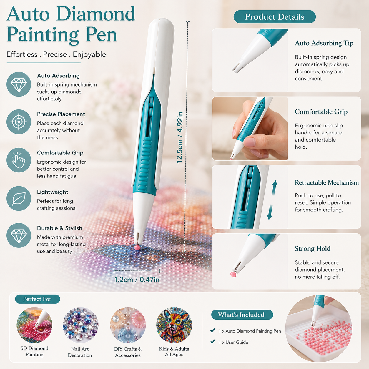 💎Automatic Diamond Painting Bead dispenser