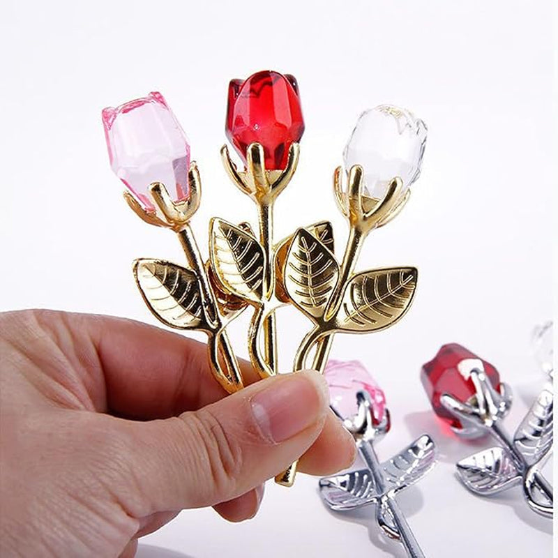 Kristall-Metall-Rose