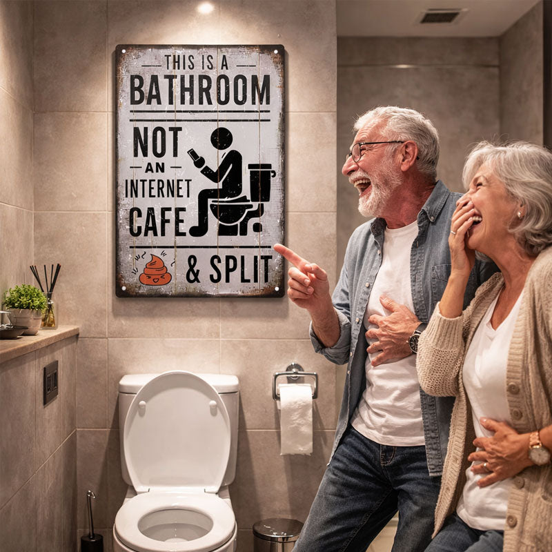 🚽 Dies ist eine Toilette, kein Internetcafé.