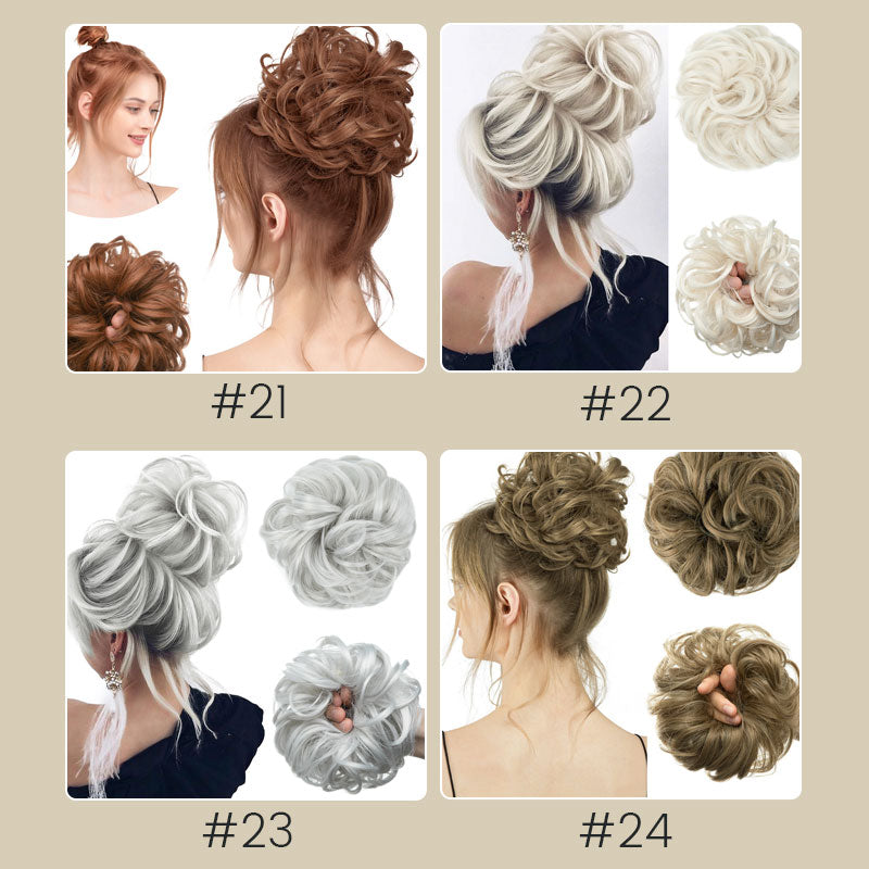 🔥50% Rabatt🔥 Unsichtbares flauschiges Naturperücken-Haarband - 48 Farben