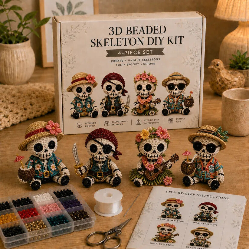 🔥💀 3D-Skelett-Bastelset zum Selbermachen