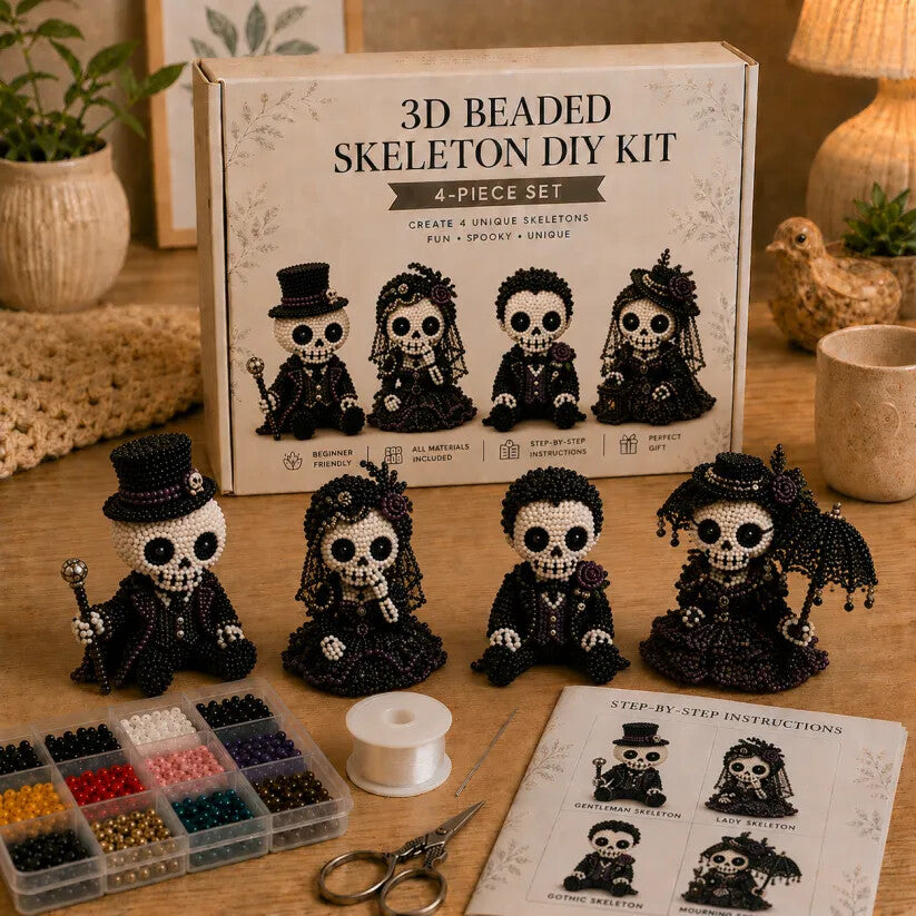 🔥💀 3D-Skelett-Bastelset zum Selbermachen
