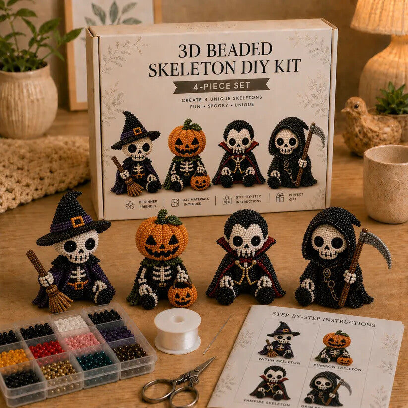 🔥💀 3D-Skelett-Bastelset zum Selbermachen