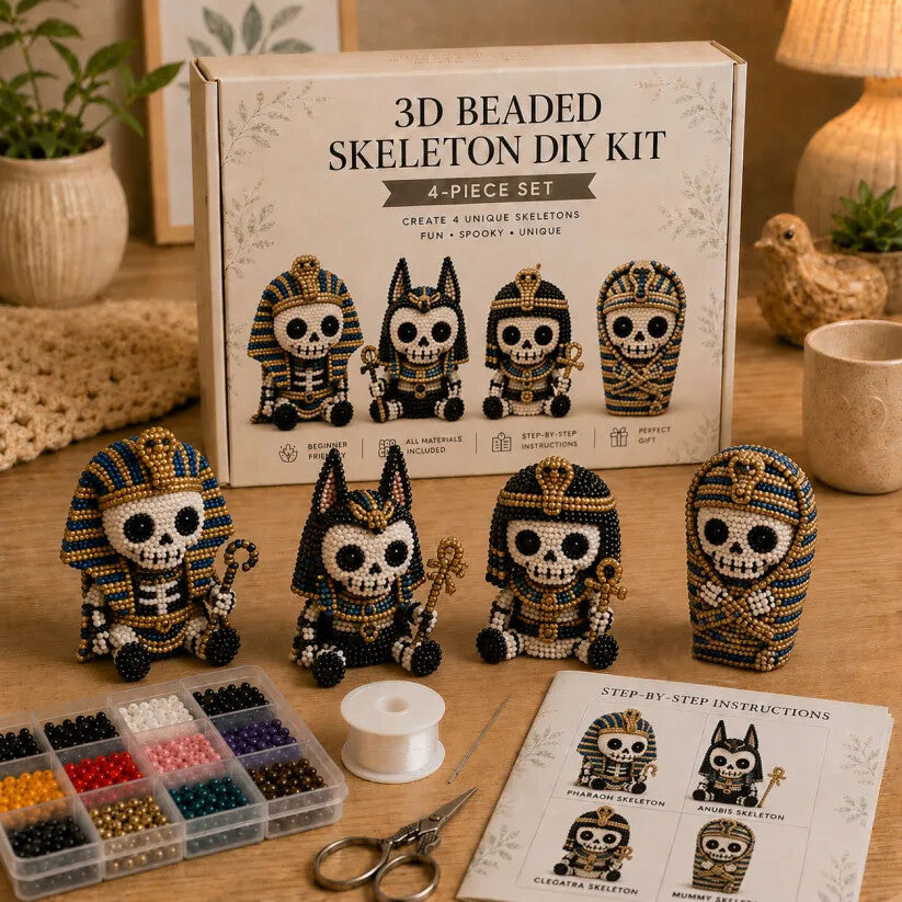 🔥💀 3D-Skelett-Bastelset zum Selbermachen