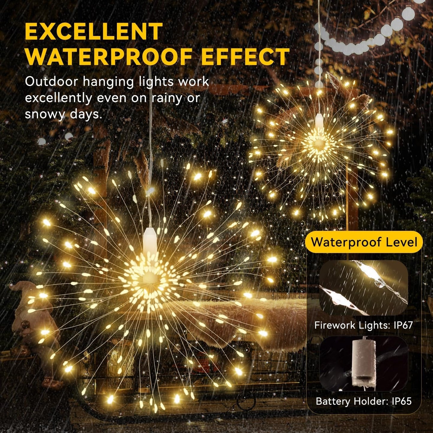 🎄Hängende Starburst Solar Lichterketten für Weihnachten- Nur Heute 49% Günstiger!
