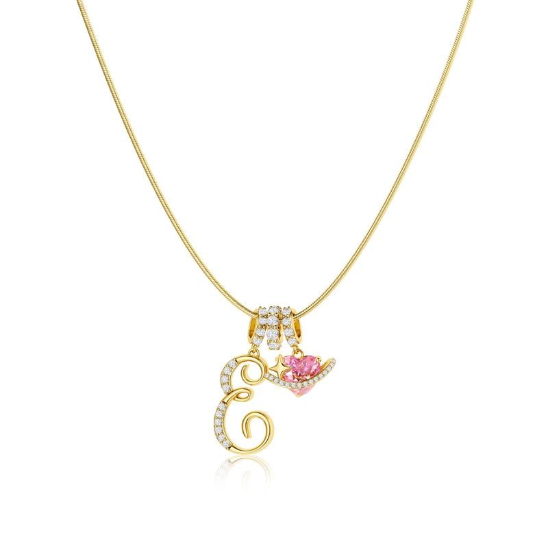 💖 LETZTER TAG – 57 % RABATT ✨ 3-lagige Anhänger-Halsketten mit Initialen A-Z 🎀 | Personalisiert & elegant
