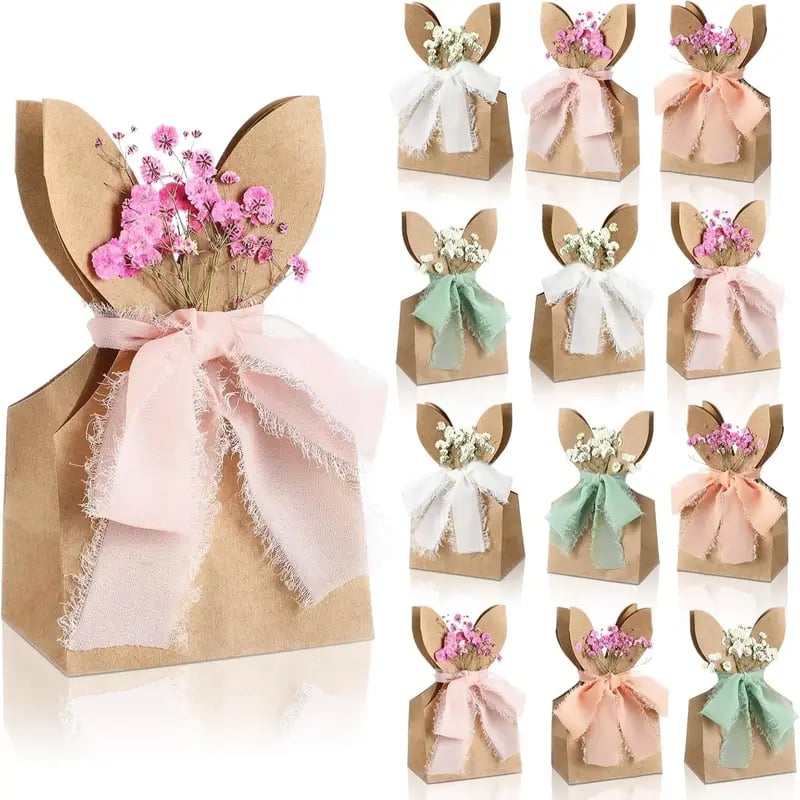 🔥🐇 Boho Bunny Oster-Süßigkeitentüten (✨24 Stück)