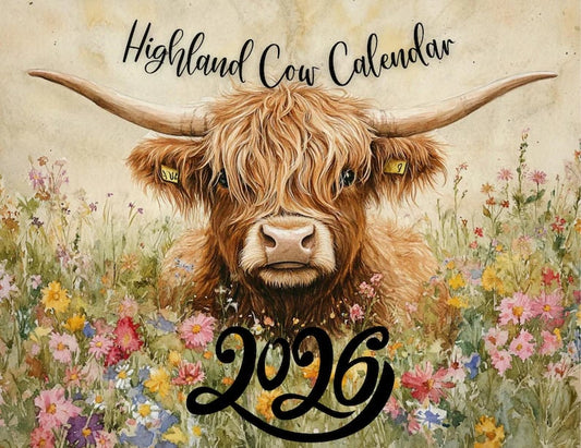 🐮2026 Highland Cattle-kalender📅