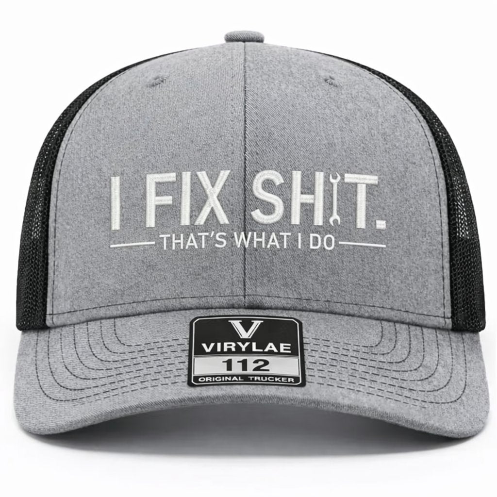 🛠️ LAST CHANCE: 49 % RABATT – „I Fix Shit“-Trucker-Cap – Lustige Mechaniker- & Handwerker-Kappe