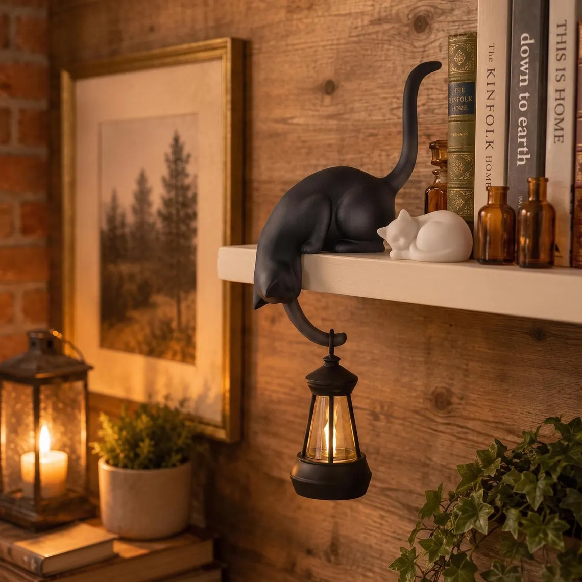 🐈‍⬛ Niedliche Katzen-Haken-Regaldekoration