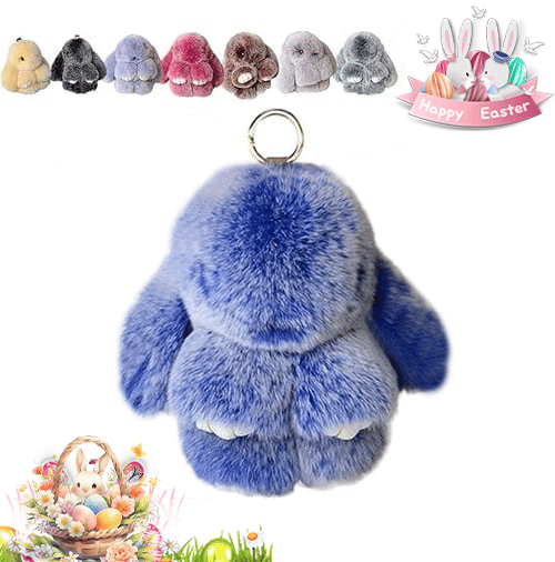 🐰Süßer Osterhasen-Plüschschlüsselanhänger – Geschenkoption in Blechdose, 🎁Süße Osterüberraschung