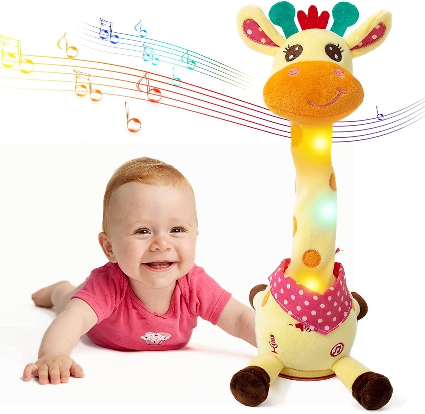 🎉 Das meistverkaufte musikalische Giraffenspielzeug – singt, tanzt und wiederholt, was Sie sagen! 🦒🎵🗣️