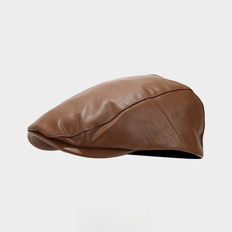 Zeitlos klassischer Stil Luxuriös weiche Lederkappe