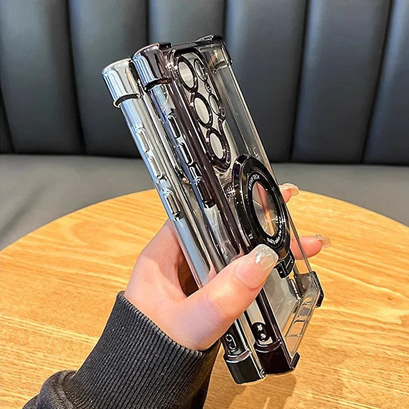 Galvanisierter magnetischer Ständer Handytasche für Samsung