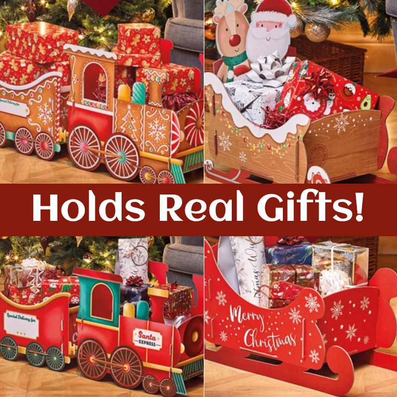 🎁 Santas Geschenkzug – Bringt Weihnachtsfreude mit Stil! 🚂🎄