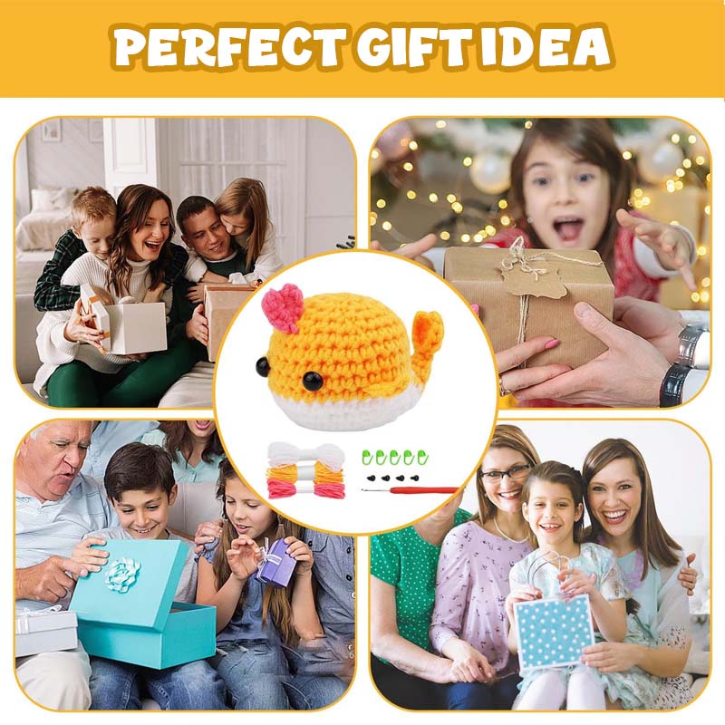 Diy-Häkelset: Wollpuppe Wal