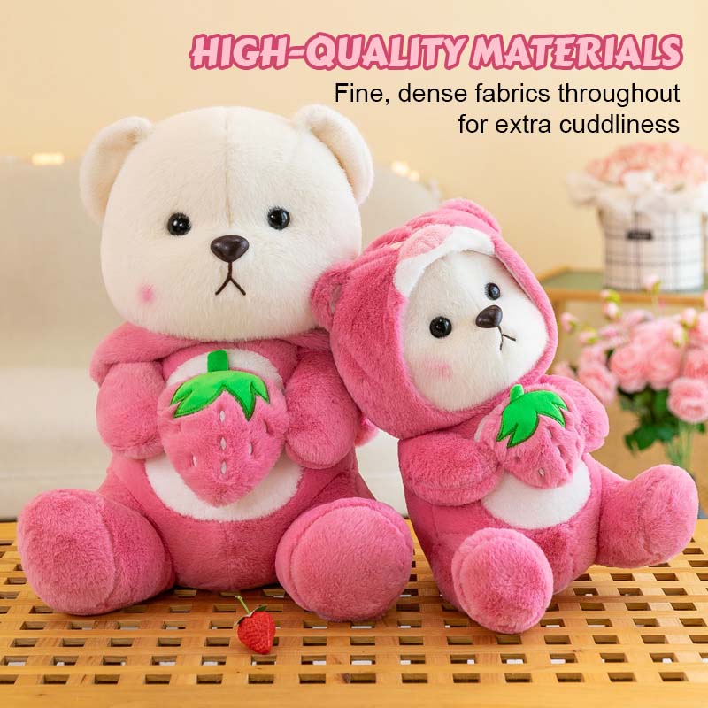 Erdbeerbär-Plüschtier