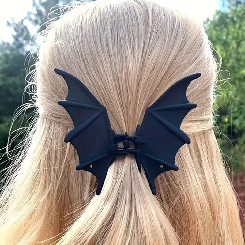 🦇 Fledermaus-Haarklammer · Ein Must-have für unterwegs