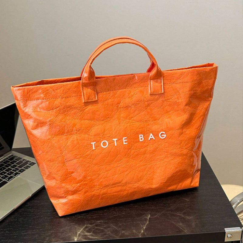 Letters Print Tote Bag für Frauen