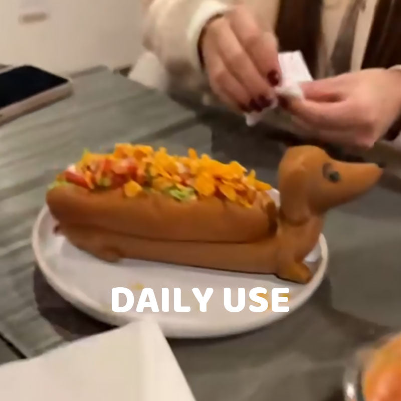 Hot Dog Dackel Tablett