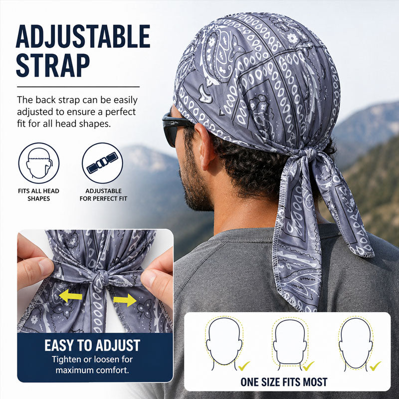 Elastischer Piratenhut für Outdoor-Sportarten