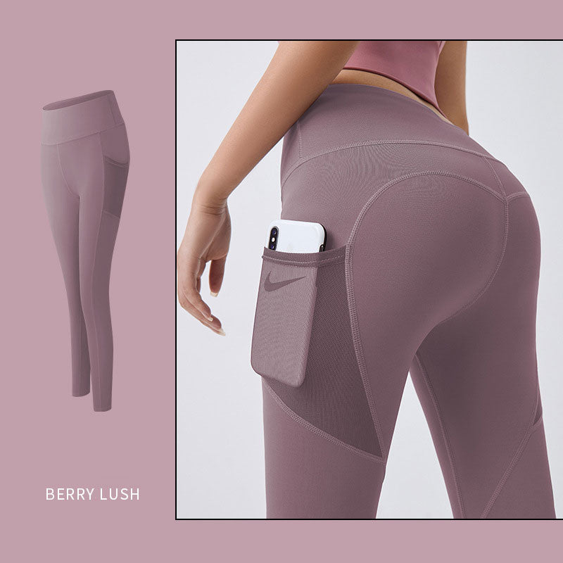 Lauf-Leggings für Hüftstraffung mit Tasche