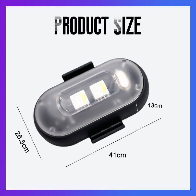 Bunte LED-Innenbeleuchtung für Autos – USB-Aufladung
