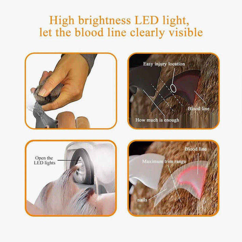LED-Nagelknipser für Haustiere