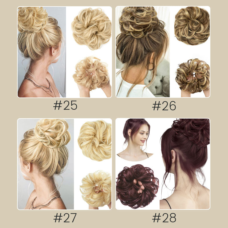 🔥50% Rabatt🔥 Unsichtbares flauschiges Naturperücken-Haarband - 48 Farben