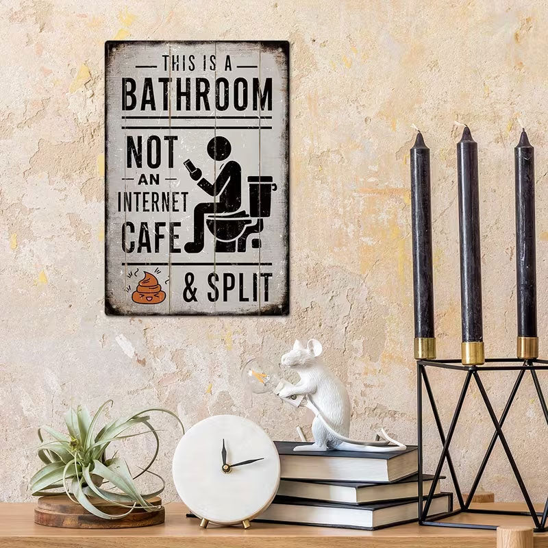🚽 Dies ist eine Toilette, kein Internetcafé.