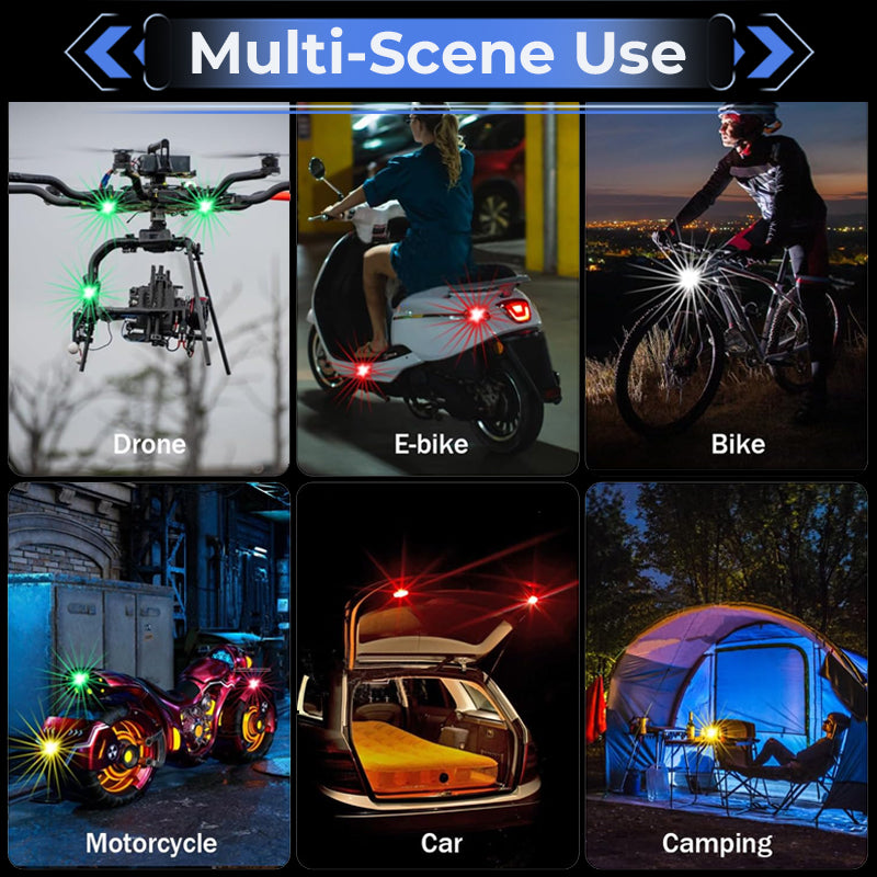 Bunte LED-Innenbeleuchtung für Autos – USB-Aufladung