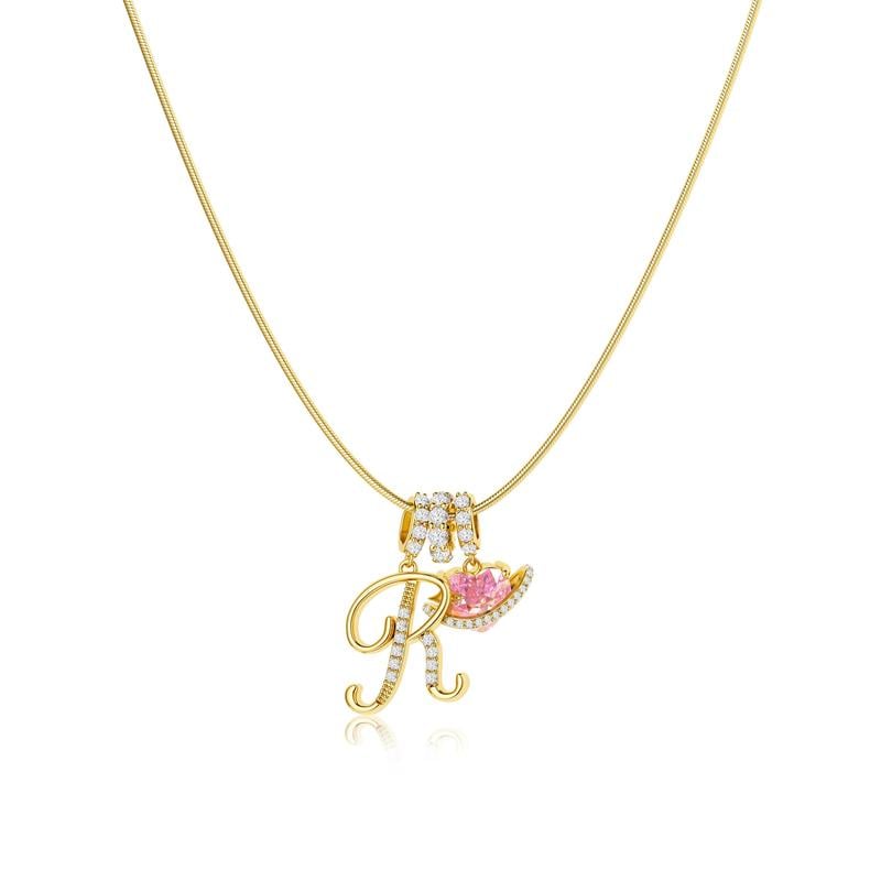 💖 LETZTER TAG – 57 % RABATT ✨ 3-lagige Anhänger-Halsketten mit Initialen A-Z 🎀 | Personalisiert & elegant
