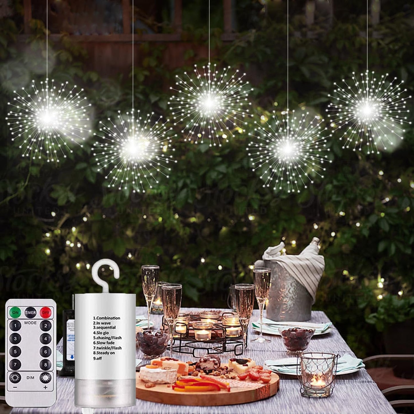 🎄Hängende Starburst Solar Lichterketten für Weihnachten- Nur Heute 49% Günstiger!