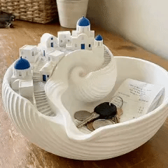 🌊 Santorini-Allzweckschale