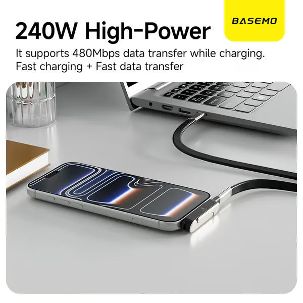Der ultimative 240-W-Hybrid-Adapter „Power-Stand“ ⚡: die All-in-One-Lösung für Schnellladen und Bildschirmdarstellung