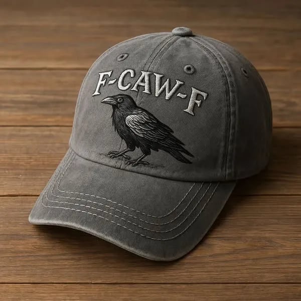🔥Letzter Tag 49 % Rabatt – 🐦‍⬛F-CAW-F Krähenhut