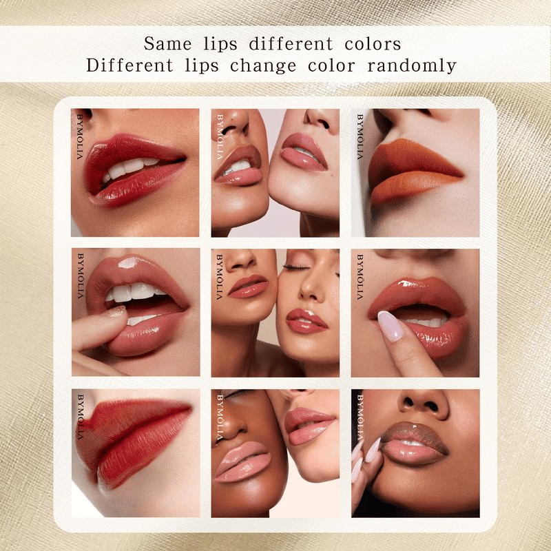 pH-Wert farbwechselnder, goldfarbener Lippenstift / übertragungsfester pH-Lippenstift