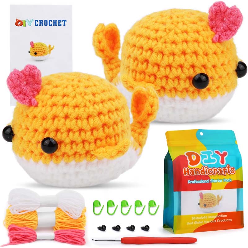 Diy-Häkelset: Wollpuppe Wal