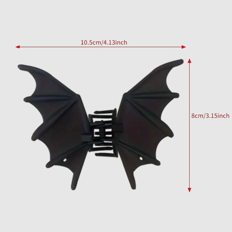 🦇 Fledermaus-Haarklammer · Ein Must-have für unterwegs