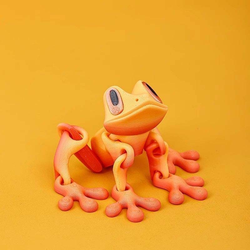 3D-gedruckter magnetischer Frosch-Kühlschrankmagnet