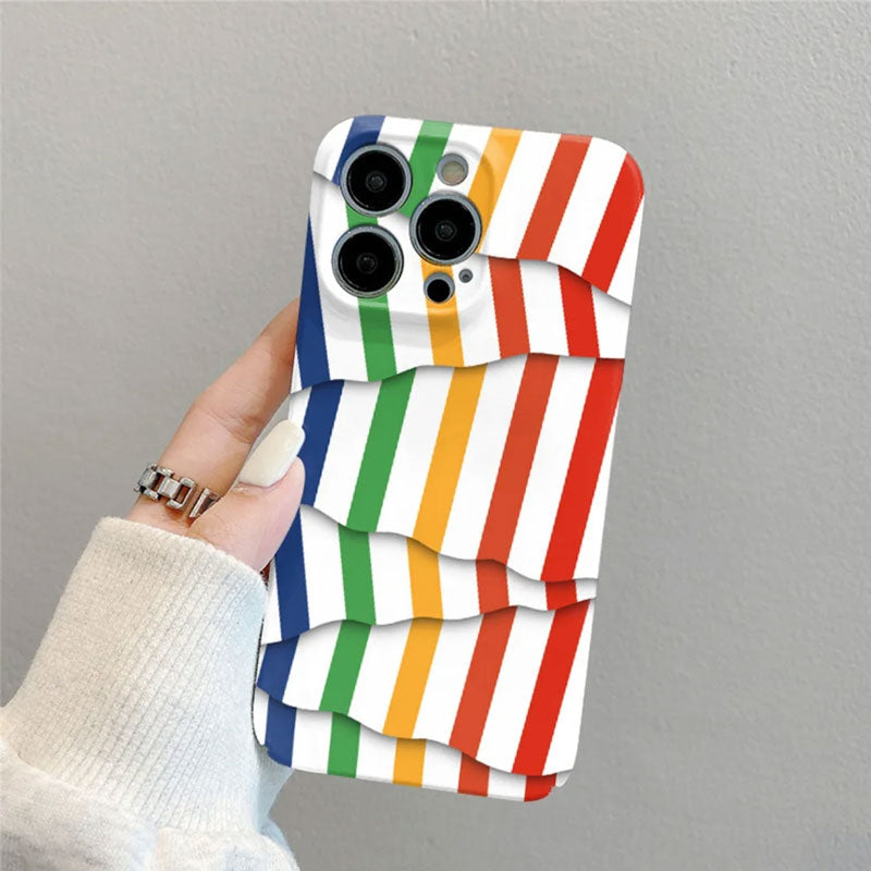 🌈Farbkontrast-Streifenfolie für Handyhülle📱