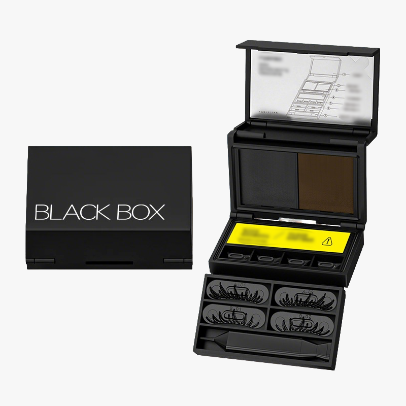 3-in-1-Set für das Augen-Make-up zum Mitnehmen: Stempel für die unteren Wimpern + Punktstift + Eyeliner