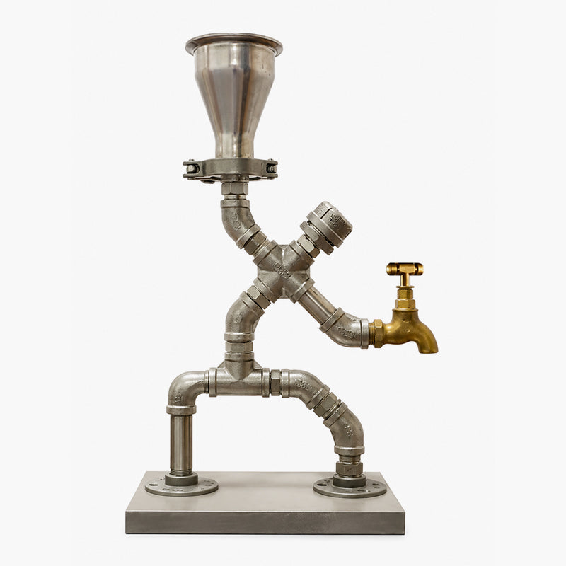 Industrial-Style Schwerkraft-Getränkespender – Dekorativer Getränke-Dispenser für Küche, Theke & Gästebereich