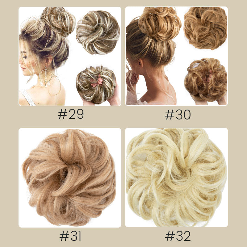 🔥50% Rabatt🔥 Unsichtbares flauschiges Naturperücken-Haarband - 48 Farben