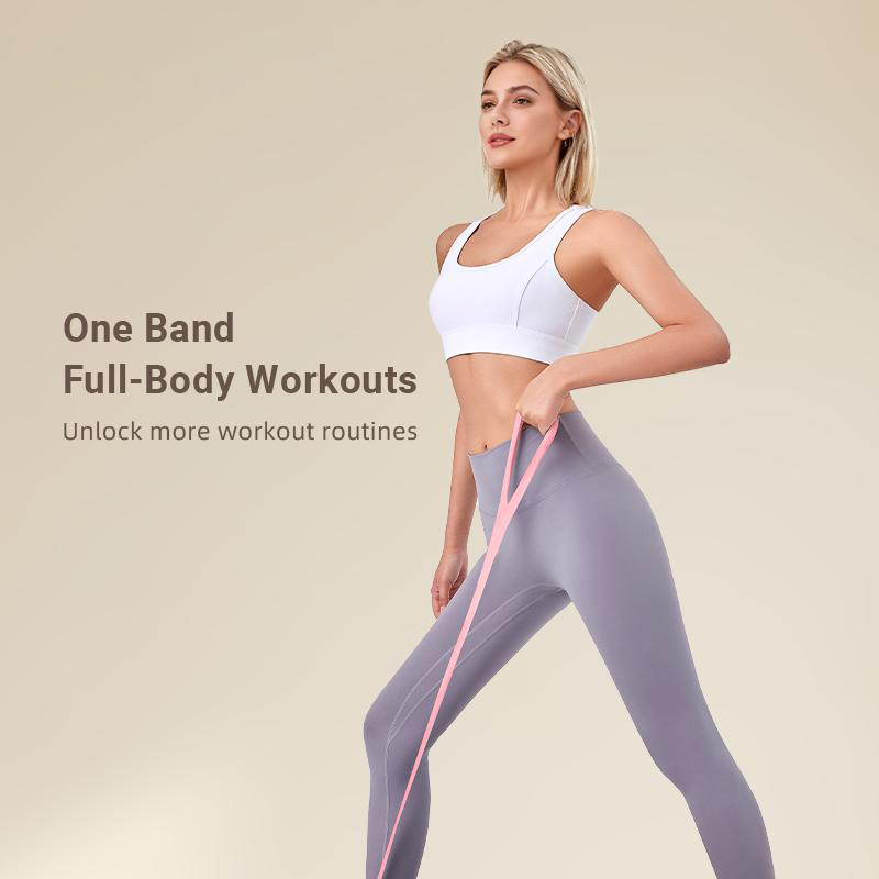 8-förmiges Widerstandsband – Silikon-Fitnessband für Damen