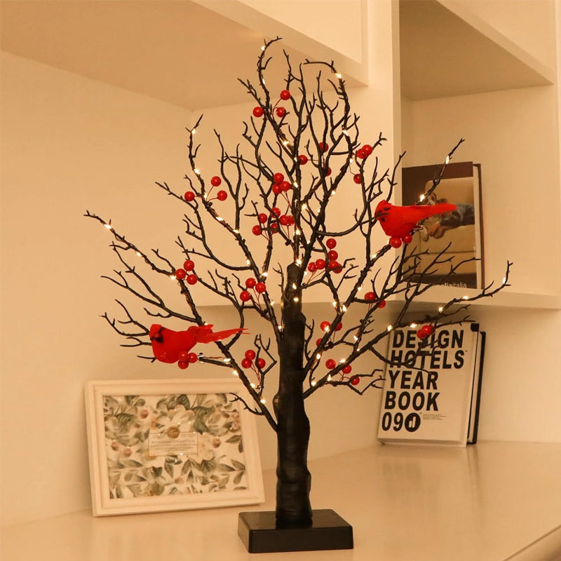 Kleines rotes Vogelbaumlicht
