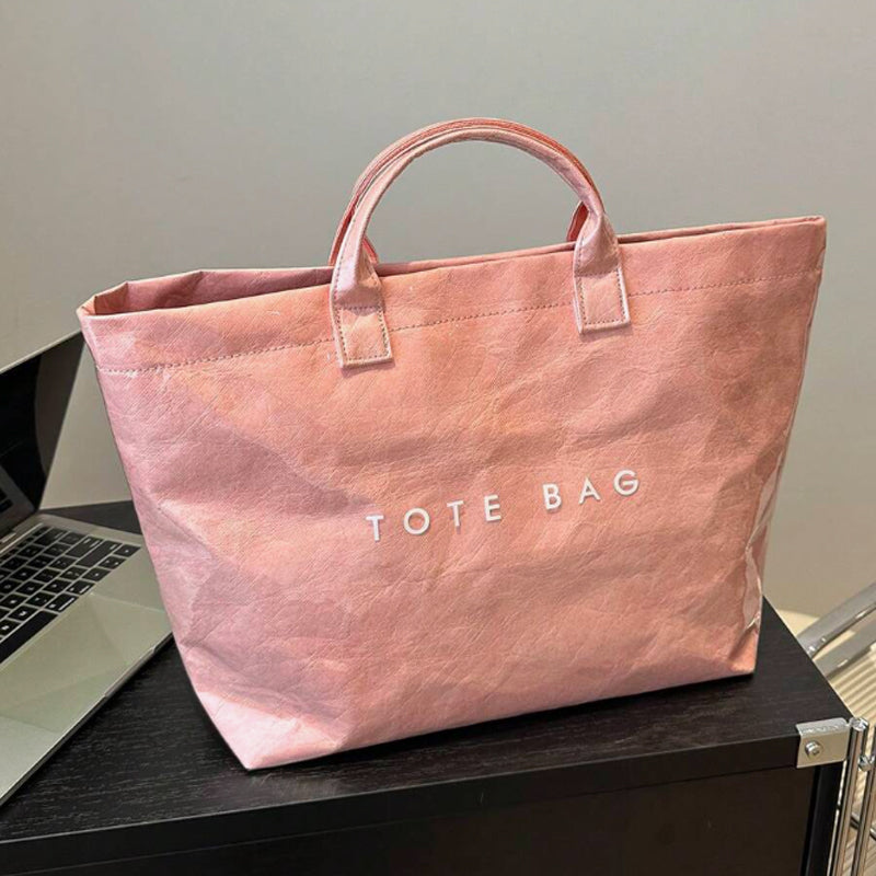 Letters Print Tote Bag für Frauen