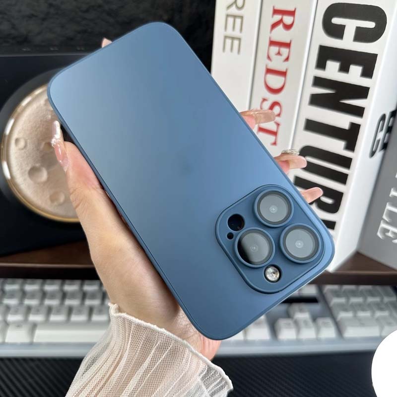 📱 Mattierte Glas-Hülle × HD-Kameraschutzfolie | Rundumschutz, doppelte Eleganz ✨