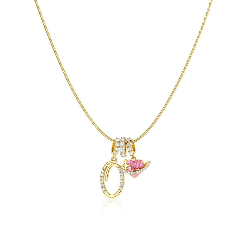 💖 LETZTER TAG – 57 % RABATT ✨ 3-lagige Anhänger-Halsketten mit Initialen A-Z 🎀 | Personalisiert & elegant