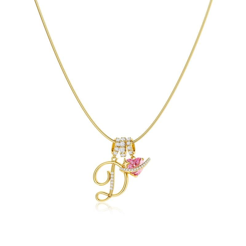 💖 LETZTER TAG – 57 % RABATT ✨ 3-lagige Anhänger-Halsketten mit Initialen A-Z 🎀 | Personalisiert & elegant